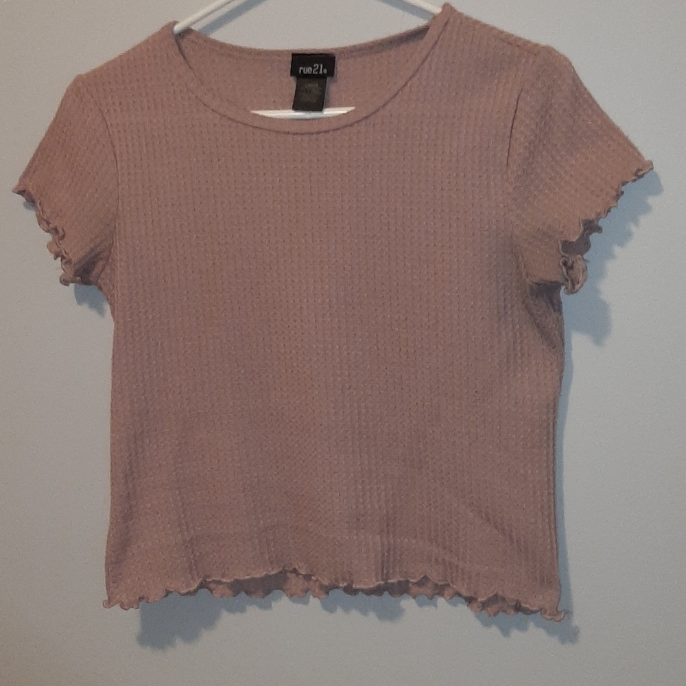 Pink Crop Top